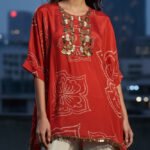 Festive Sequin Kaftan Set