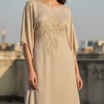 Ivory Bloom Kaftan Suit