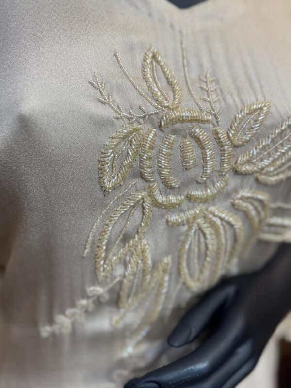 Ivory Bloom Kaftan Suit