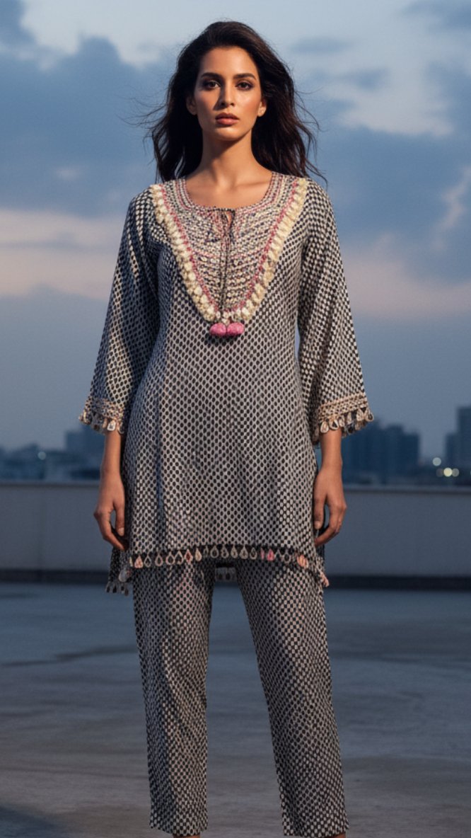 Shell Mirror Co-Ord Set